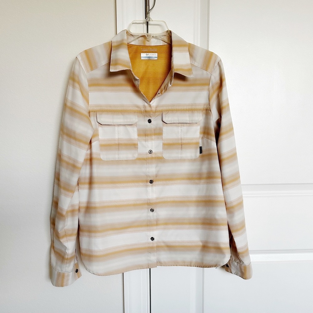 Columbia Omni-Wick Advanced Evaporation Button Down Shirt NWOT
